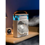 4-in-1 Portable USB Humidifier Fan with 7-Color Light - Image 4