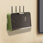 Wall Hanging WiFi Router Shelf & Cable Organizer