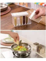 6-Piece Spice Jar Dispenser Set - Image 6