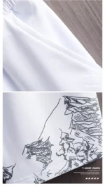 Men’s Summer White Astarya Tracksuit (L) - Image 4