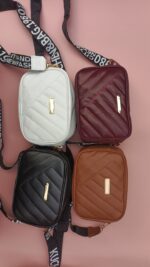 PU Leather Square Shoulder Bag – Black - Image 15