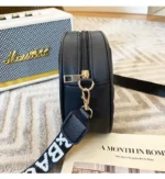 PU Leather Square Shoulder Bag – Black - Image 16