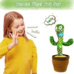 Talking Dancing Cactus Plush Toy for Kids - Image 4