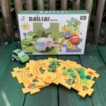 Puzzle Track Car Play Set – DIY Rail Toy - Image 2