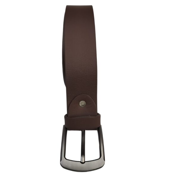 Buffalo Leather Belt – Dark Brown