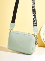 PU Leather Crossbody Bag – Black - Image 9