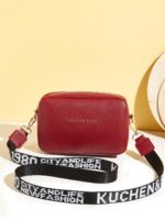 PU Leather Crossbody Bag – Black - Image 5