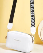 PU Leather Crossbody Bag – Black - Image 3