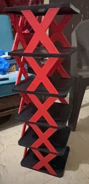 4-Layer Stackable Shoe Rack Organizer