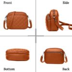 Women's PU Leather Embroidered Shoulder Bag – Aqua - Image 10