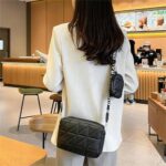 2-Pcs Girls PU Leather Crossbody Bag – Black - Image 3