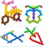32-Pcs Colorful Snowflake Building Blocks