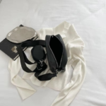 Girls PU Leather Crossbody Bag – Black - Image 9