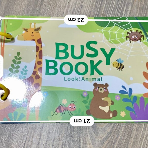 Montessori Busy Book for Toddlers (2–3 Years)