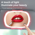 Extra Large LED Car Makeup Mirror – Rechargeable - Image 4