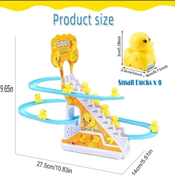 Duck Slide Toy Set – Lights & Music