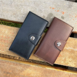 Tri-Fold Leather Wallet – Black - Image 5