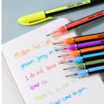 12-Pcs Gel Pen & Highlighter Set - Image 5