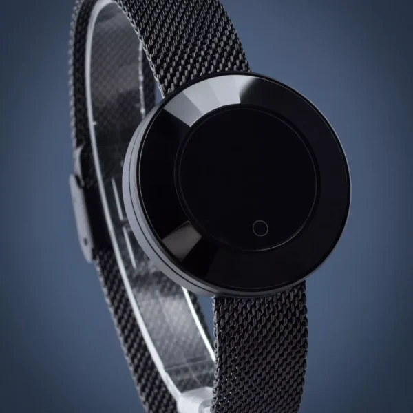 Ladies Smart Watch with Mesh Strap (Black)