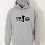 Father & Son Grey Hoodie – XL - Image 5