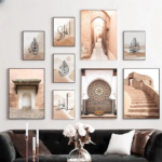 Islamic Wall Art – 9 Framed Prints