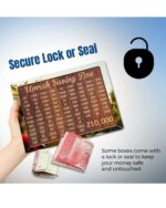 Wooden Umrah Saving Box – 210,000 Goal Charity Money Box - Image 5