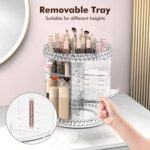 360° Rotating Acrylic Makeup Organizer