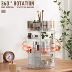360° Rotating Acrylic Makeup Organizer - Image 3