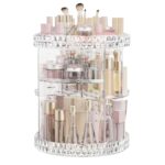 360° Rotating Acrylic Makeup Organizer - Image 6