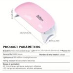 Mini UV LED Nail Lamp 6W USB Nail Dryer