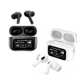 A9 Pro AirPods – Wireless LCD Earbuds (Black) - Image 6