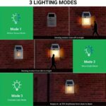 Solar Outdoor Wall Lamp – Waterproof