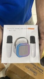 K12 Bluetooth Karaoke Speaker with Mic & RGB Lights - Image 2