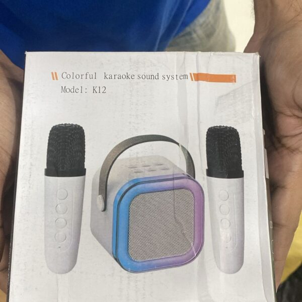 K12 Bluetooth Karaoke Speaker with Mic & RGB Lights