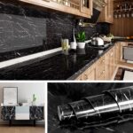Self-Adhesive Black Marble Sheet – 60x200 cm - Image 5