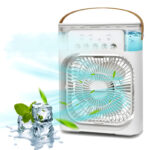 4-in-1 Portable USB Humidifier Fan with 7-Color Light - Image 11