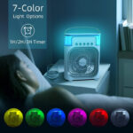 4-in-1 Portable USB Humidifier Fan with 7-Color Light - Image 14